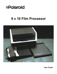 8x10 Film Processor User Guide - ARS