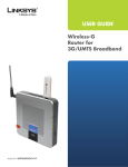 Linksys WRT54G3GV2