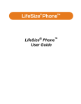 LifeSize Phone User Guide