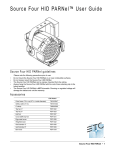 Source Four HID PARNel™ User Guide