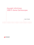 Keysight InfiniiVision 2000 X-Series Oscilloscopes User's Guide