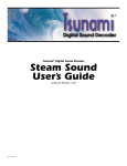 Steam Sound User's Guide