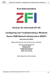 Kurs-Dokumentation Zentrum für Informatik ZFI AG Configuring and