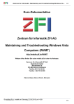 Kurs-Dokumentation Zentrum für Informatik ZFI AG Maintaining and