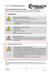 Extract from Operating Instructions Control for Motorized