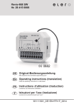 Original-Bedienungsanleitung Operating instructions