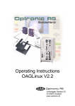 Operating Instructions OAGLinux V2.2 V1.2