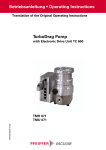 TurboDrag Pump Betriebsanleitung • Operating Instructions