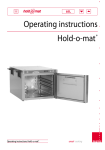 Operating instructions Hold-o-mat®
