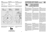 Montage- und Betriebsanleitung Fitting and operating instructions