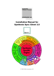 Installation Manual for Synthesis Sync Client 3.0