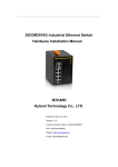 SICOM3010G Industrial Ethernet Switch Hardware Installation