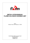 INSTALLATION MANUAL FLARM COLLISION WARNING UNIT