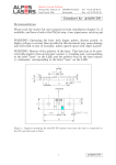 Datasheet for #sb276 DN Recommendations