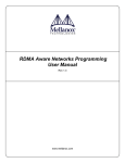 RDMA Aware Networks Programming User Manual