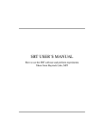 SRT USER'S MANUAL