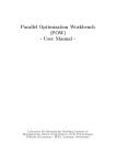 Parallel Optimization Workbench (POW) - User Manual -