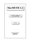 MacMETH User Manual - Terrestrial Systems Ecology