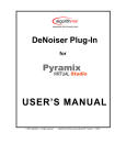 USER'S MANUAL - Merging Technologies