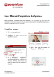 User Manual Peoplefone Softphone