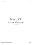 Disco XT 3.5 User Manual