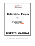 DeScratcher Manual