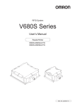 V680S Series Reader/Writer User's Manual