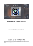 VideoDR-S User's Manual