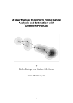 A User Manual to perform Home Range Analysis and Estimation