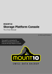 Attix5 Pro Storage Platform Console User Manual