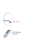 CK31 Handheld Computer User's Manual