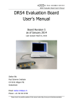 DRS4 Evaluation Board User's Manual