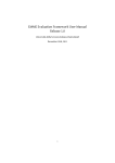 EMME Evaluation Framework User Manual Release 1.0