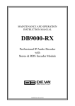 DB9000-RX User Manual