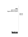 Lexicon 960L & Larc2 Service Manual Covers