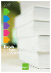 Statuts et Reglements mutualistes MGEN 2015