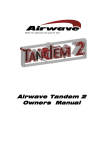 Airwave Tandem 2 Owners Manual