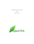 OpenTEA Super-User Guide