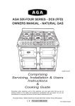 AGA SIX-FOUR SERIES - DC6 (FFD) OWNERS MANUAL