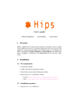 User's guide - HIPS