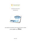 User Guide for Connecting to the University of Cyprus' wireless