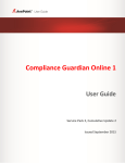 Compliance Guardian Online User Guide