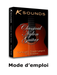 Classical Nylon Guitar - Kronos - User Guide