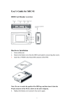 SHC 01 user's guide VER.B