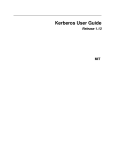 Kerberos User Guide