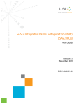 SAS-2 Integrated RAID Configuration Utility (SAS2IRCU) User Guide