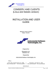 COMSERV AND CLIENTS (Linux and Solaris version