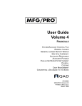 MFG/PRO 9.0 User Guide Volume 4: Financials