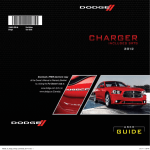 2012 Dodge Charger/Charger SRT8 User Guide