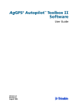 AgGPS Autopilot Toolbox II Software User Guide